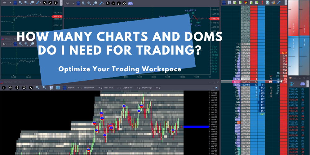 How many charts and DOMs do I need for trading? – Optimize your Trading Workspace