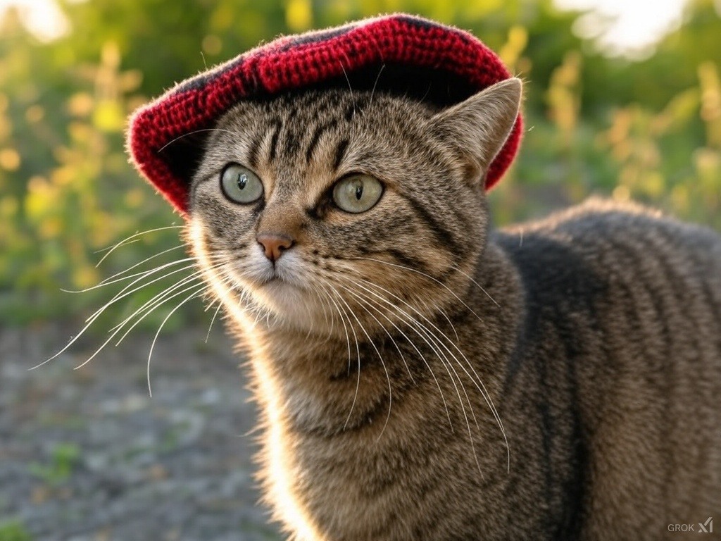 CatWithAHat-Grok